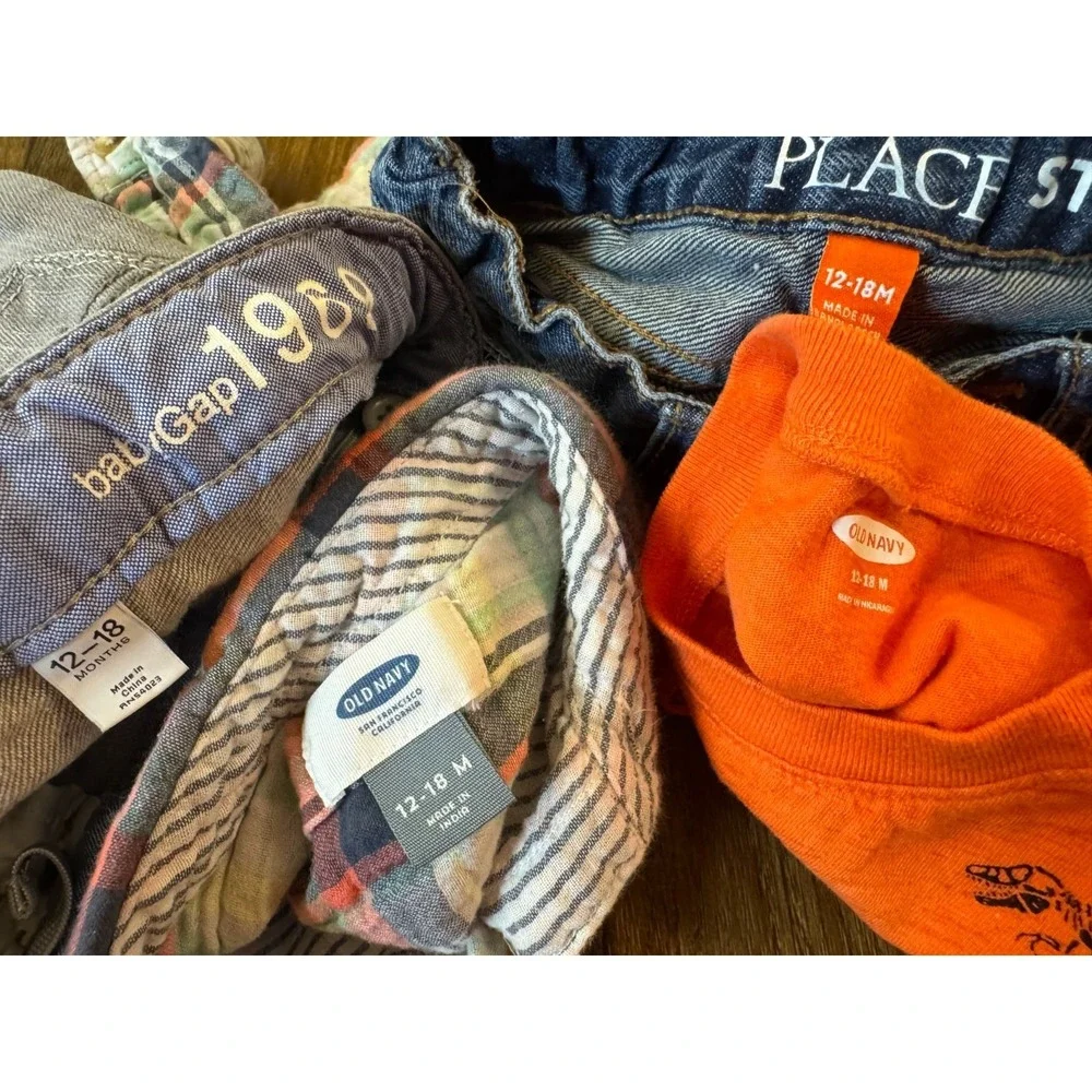 Gap Toddler Baby Boy 12-18 12/18 Months Clothes Shirts‎ Pants Jeans Long Sleeve
